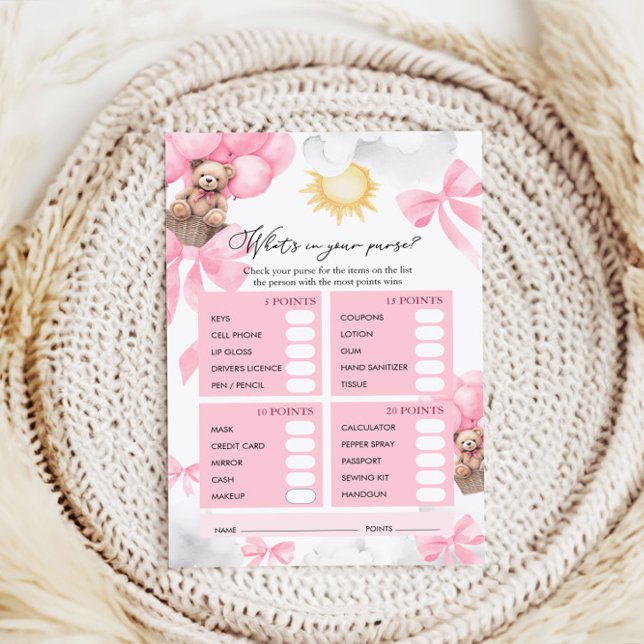 What Is in Your Purse Baby Shower Game (Creator Uploaded)