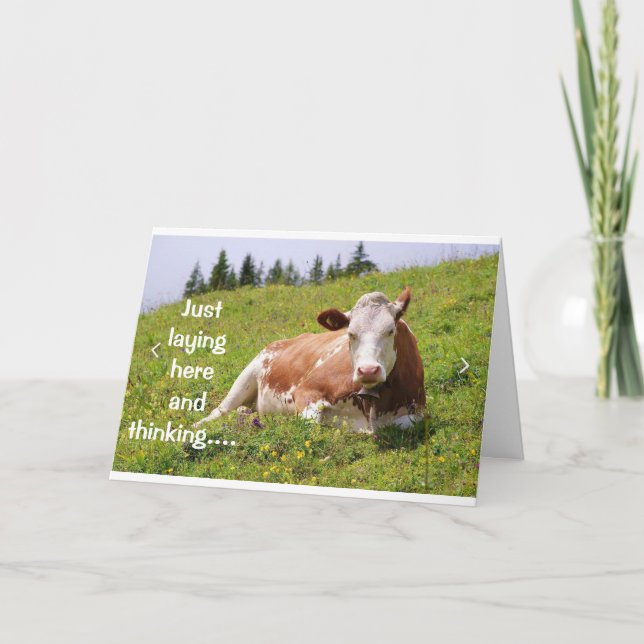 WHAT IS IT LIKE TO BE TURNING **21** ASKS COW CARD (Front)