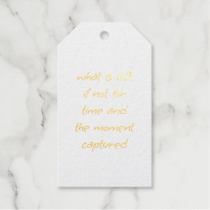 What Is Left Foil Gift Tag