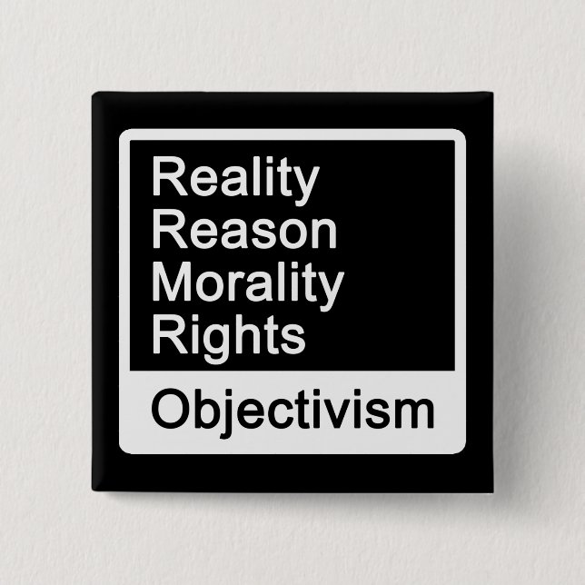 What is Objectivism? Button (Front)