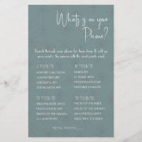 What is on your Phone? Game Card Flyer