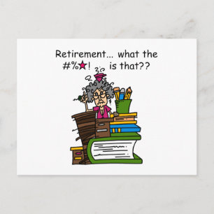 What is Retirement Humour Postcard