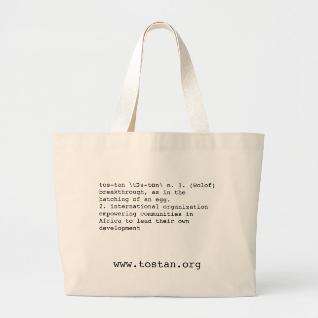 What is Tostan? Tote (Front)