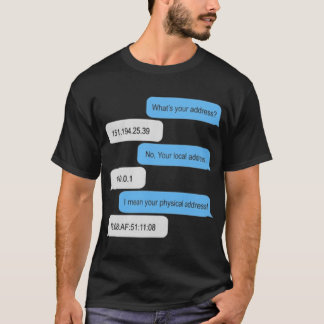 What Is Your Address T-Shirt