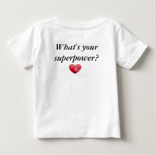 What is your superpower? kids t shirt
