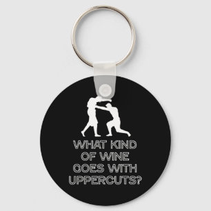 What Kind Of Wine Goes With Uppercuts Boxer Key Ring