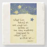 What lies behind us...Emerson Quote drawing