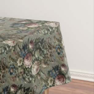 What Lies Beneath the Bloom – Gothic Med Pattern Tablecloth