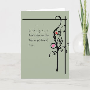 What Love Is To Me Thank You Card