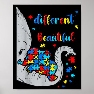 What Makes Different Beautiful Elephant for Mum Poster