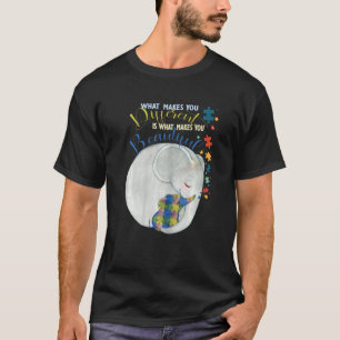 What Makes You Different Beautiful Elephant Mum Au T-Shirt