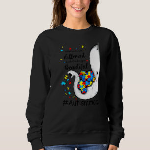 What Makes You Different Elephant Mum Autism Aware Sweatshirt