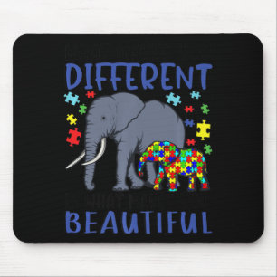 What Makes You Different Elephant Mum Autism Child Mouse Pad