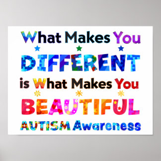 What Makes You DIFFERENT Is BEAUTIFUL Poster