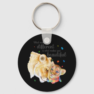 What Makes You Different Is What Makes You Beautif Key Ring