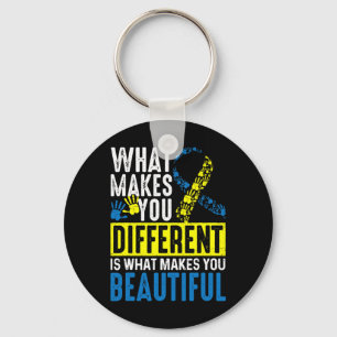 What Makes You Different Is What Makes You Beautif Key Ring