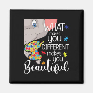 What Makes You Different Makes You Beautiful - Aut Magnet
