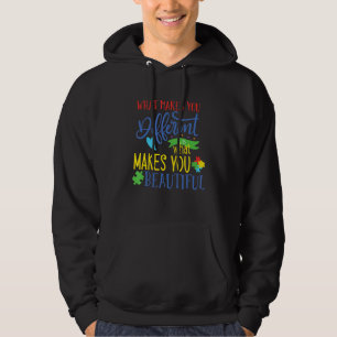 What Makes You Different Makes You Beautiful Auti Hoodie