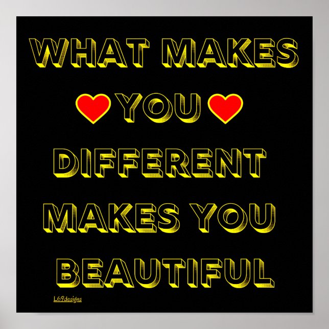 WHAT MAKES YOU DIFFERENT MAKES YOU BEAUTIFUL       POSTER (Front)
