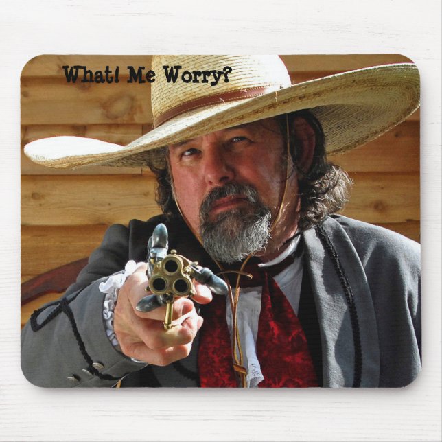 What! Me Worry? Mouse Pad (Front)