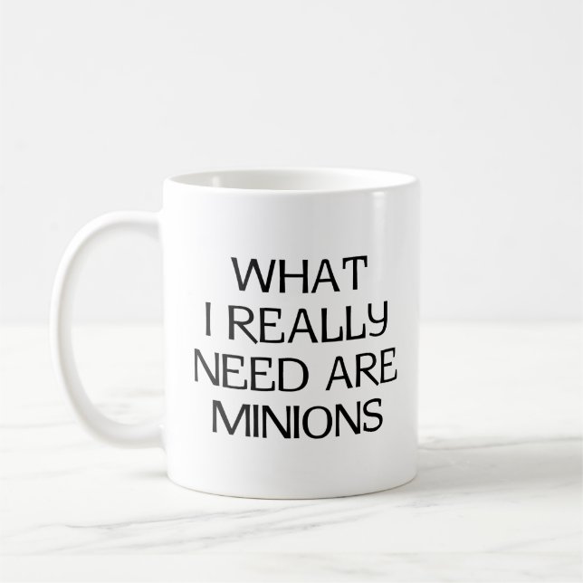 What Minions Coffee Mug (Left)