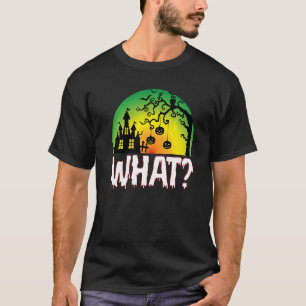 What Murderous Cat Holding Knife  Halloween Costum T-Shirt