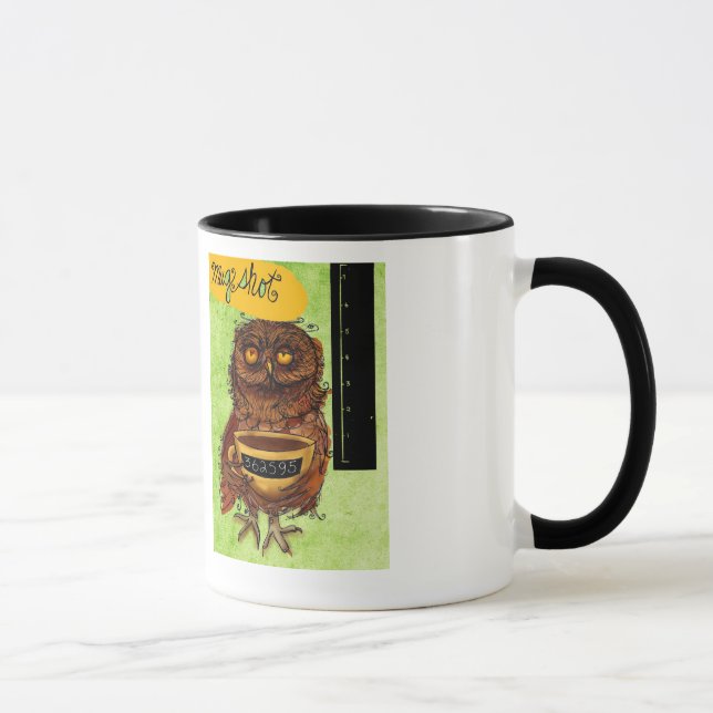 What my #Coffee says to me - Owl Mug Shot (Right)