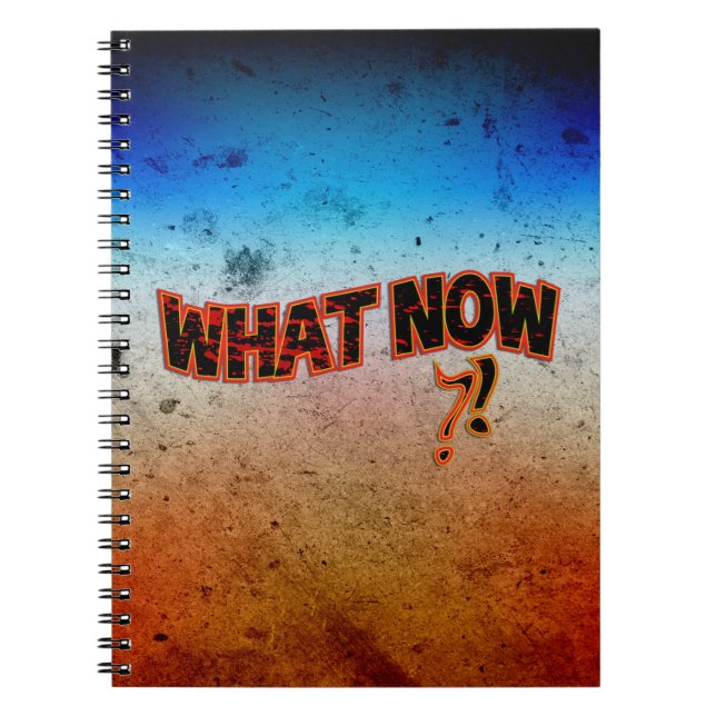 What Now ?! Notebook (Front)