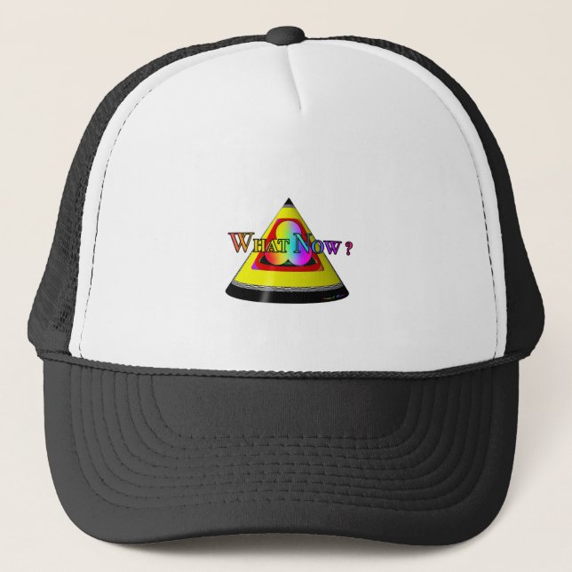 What Now? Question Trucker Hat (Front)
