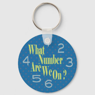 what number are we on blue with numbers key ring