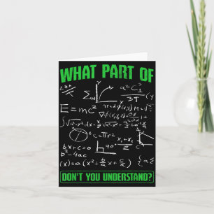 What Part Don't You Understand Engineering Student Card