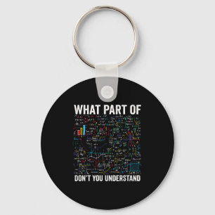 What part don't you understand funny math calculus key ring