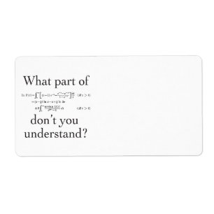 What Part of...