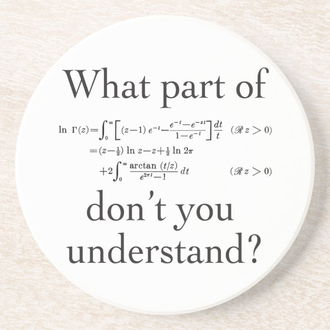 What Part of... Coaster (Front)