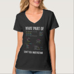 What Part Of Don't You Understand Computer Science T-Shirt<br><div class="desc">What Part Of Don't You Understand Computer Science Lovers</div>