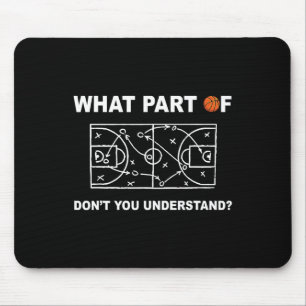 What Part Of Don't You Understand Fun Sketll Seaso Mouse Pad