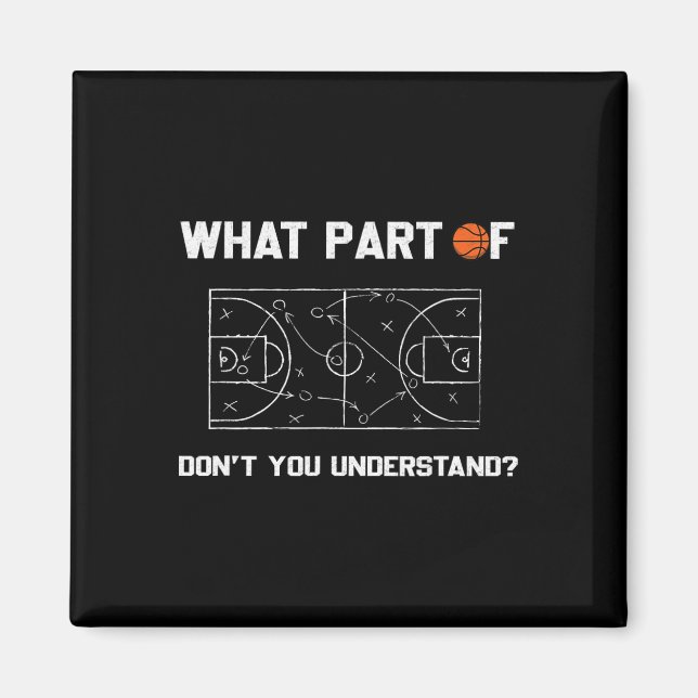 What Part Of Don't You Understand Funny Sketll Coa Magnet (Front)