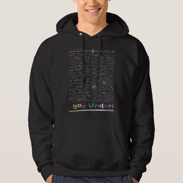What part of don't you understand school teacher hoodie (Front)