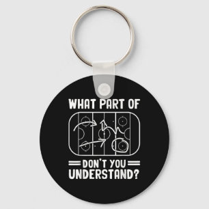 What Part Of Hockey Don't You Understand Funny Hoc Key Ring