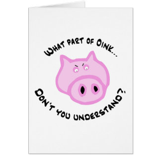 What part of Oink...