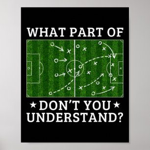 What Part Of Soccer Don't You Understand Soccer Co Poster