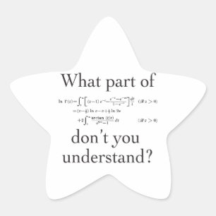 What Part of...? Star Sticker