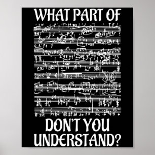 What Part Of The Music You Dont Understand Music _ Poster