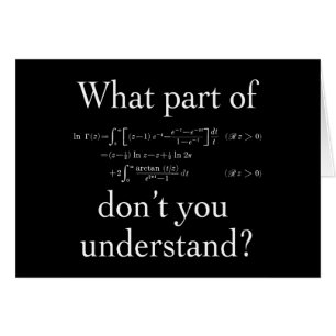 What Part of... White on dark