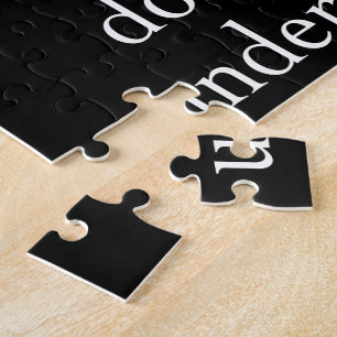 What Part of... White on dark Jigsaw Puzzle