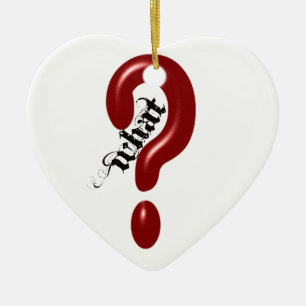 What Question Mark Ceramic Tree Decoration