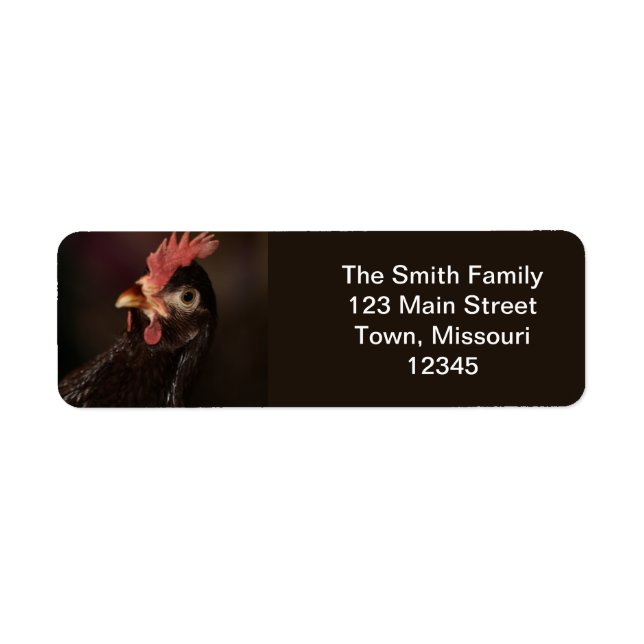What? Return Address Label (Front)