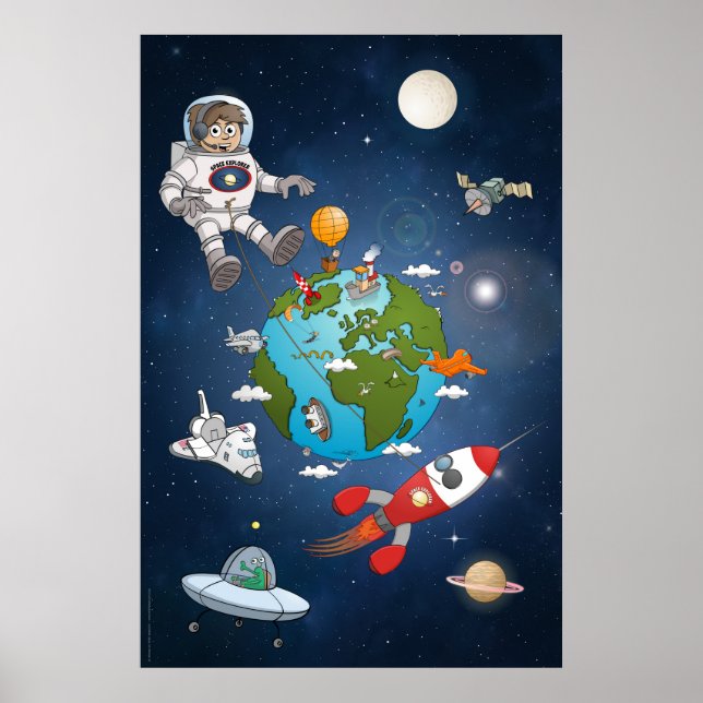 What’s happening around planet earth poster (Front)
