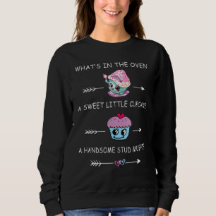 What S In The Oven Gender Reveal Baby Shower Paren Sweatshirt
