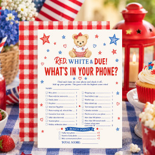 What’s In Your Phone Game Invitation
